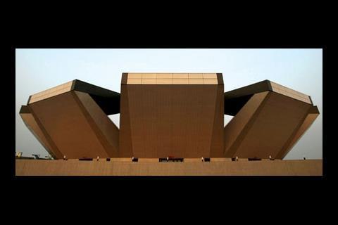 Bligh Voller Nield’s “Lotus Flower” tennis stadium